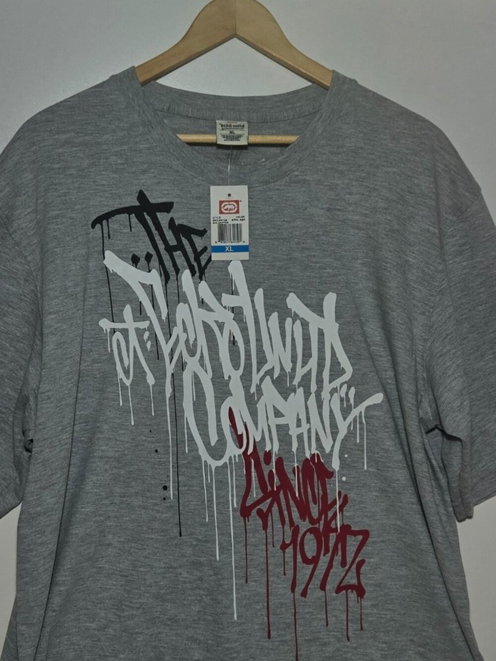 Ecko Unlimited Grey Graffiti Tee